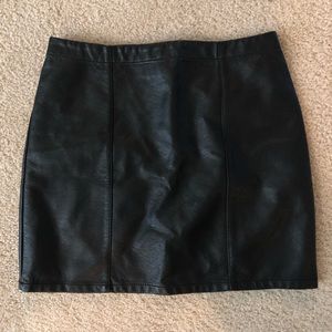 Forever 21 Faux Leather Mini Skirt
